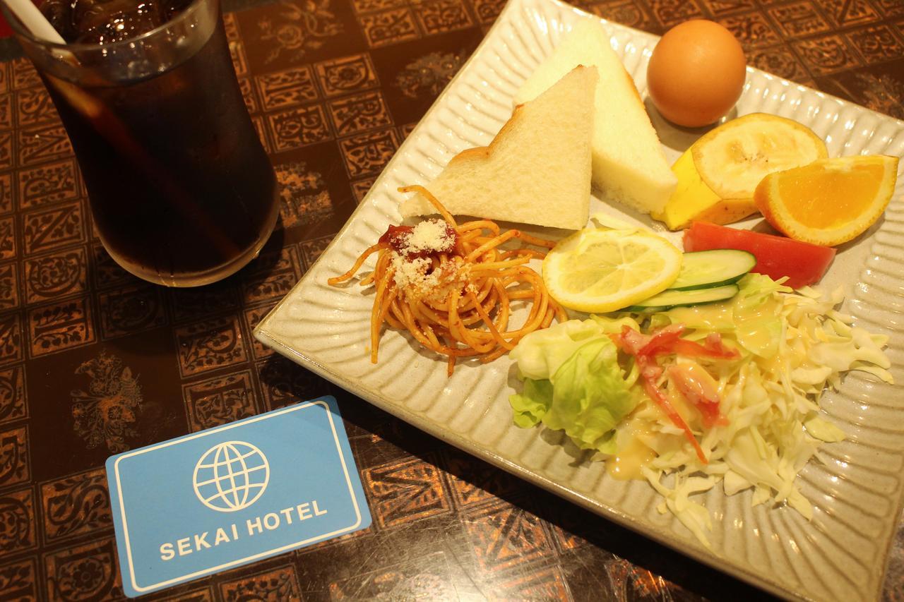 Sekai Hotel Momiji Osaka Exterior foto